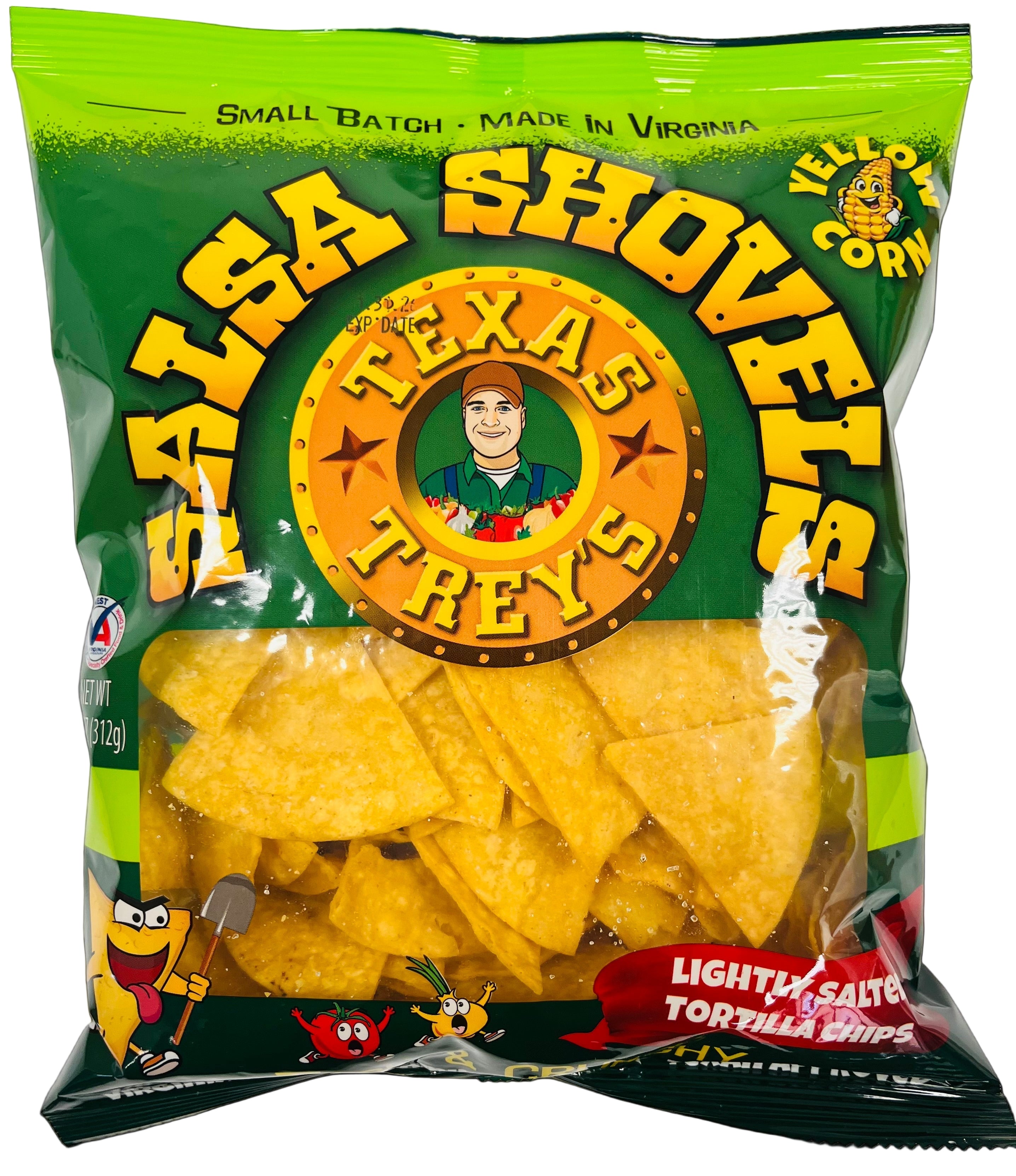 その他 papas Texas Trey's: Thick n' Crunchy, Yellow corn tortilla chips – Texas