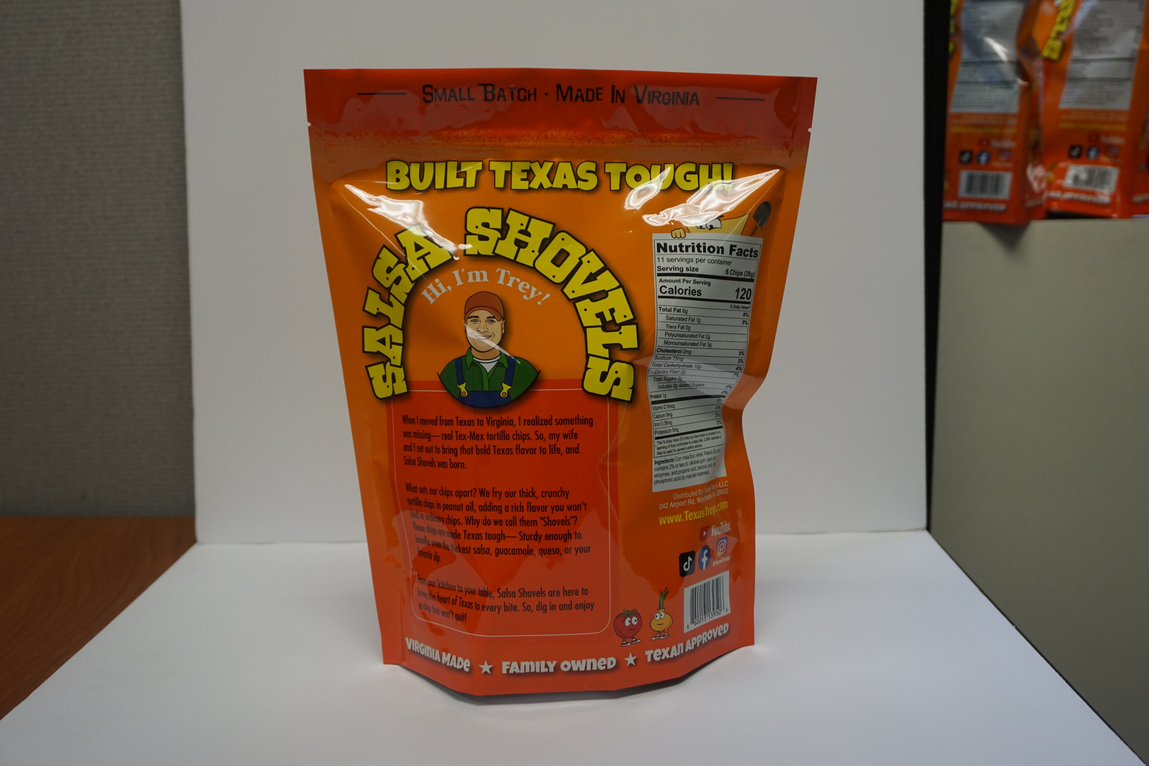 - Texas Trey's: Thick n' Crunchy, White corn tortilla chips