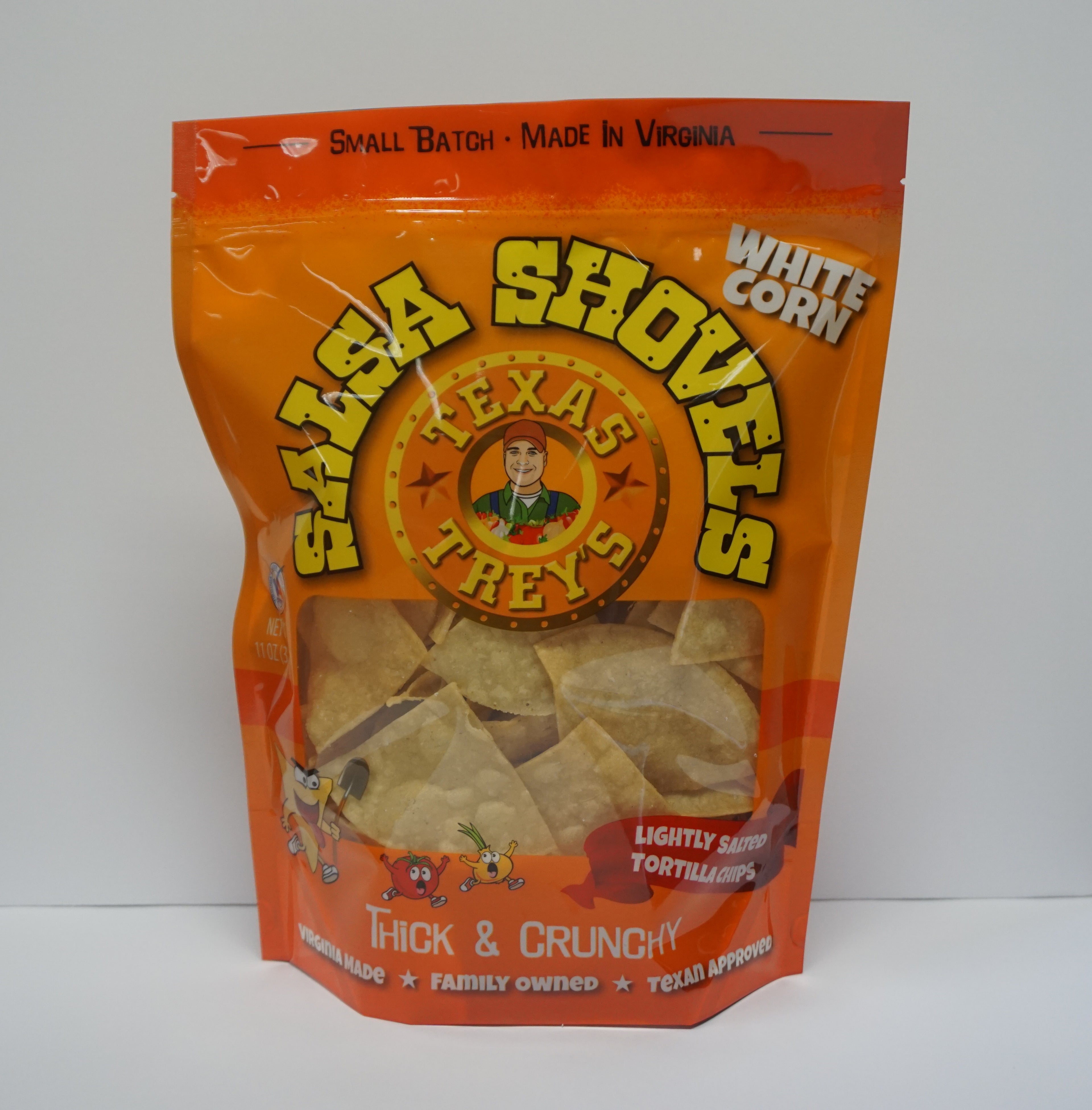 - Texas Trey's: Thick n' Crunchy, White corn tortilla chips