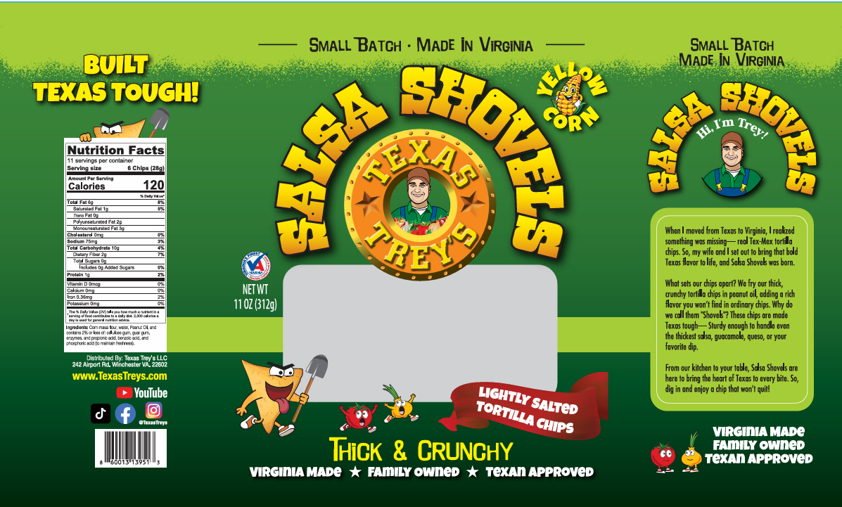 - Texas Trey's: Thick n' Crunchy, Yellow corn tortilla chips